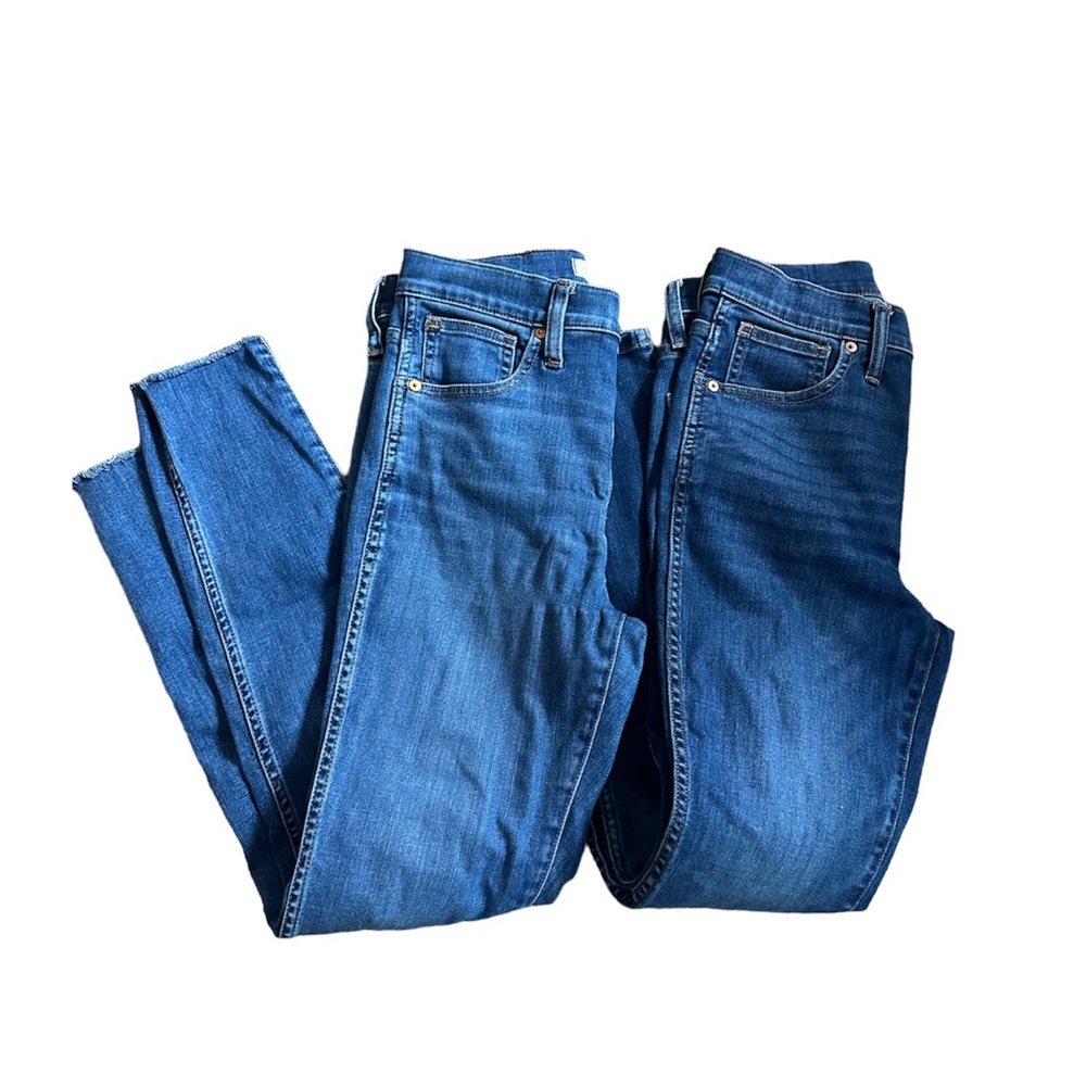 Madewell bundle of 2 high rise skinny jeans